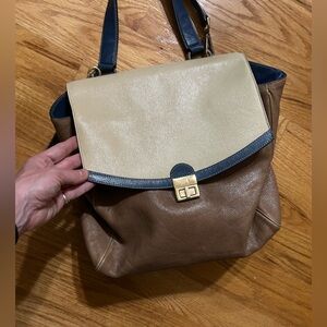 Tru Trussardi Vintage Leather Cross body bag